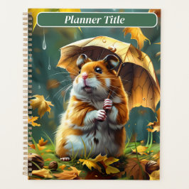 Agenda Paraguas de Hamster y Leaf