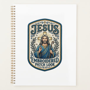 Agenda Parche Bordado de Jesús Mira Parche Bordado de Jes