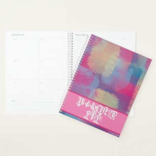 Agenda Parchwork Resumen con bloc de notas