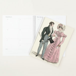 Agenda Pareja Boda Antigua 1823 Hombre Mujer Moda