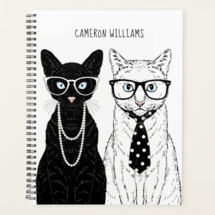 Agenda Pareja De Gatos Añadir su nombre
