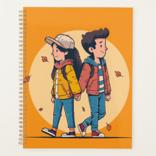 Agenda Pareja de manos cogiendo la mano caminando juntos