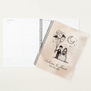 Agenda Pareja pequeña y fantasmal