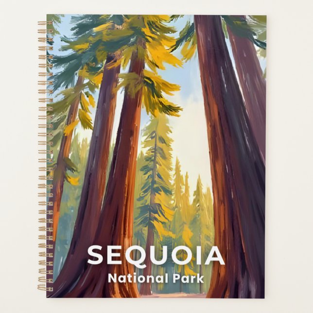 Agenda Parque nacional Sequoia | Arte de California (Anverso)
