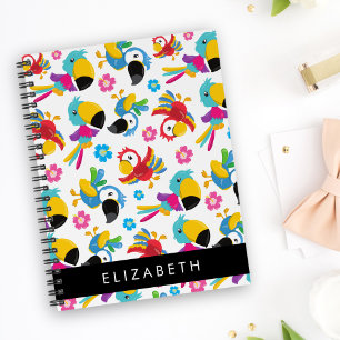 Agenda Parrots coloridos, loros tropicales, su nombre