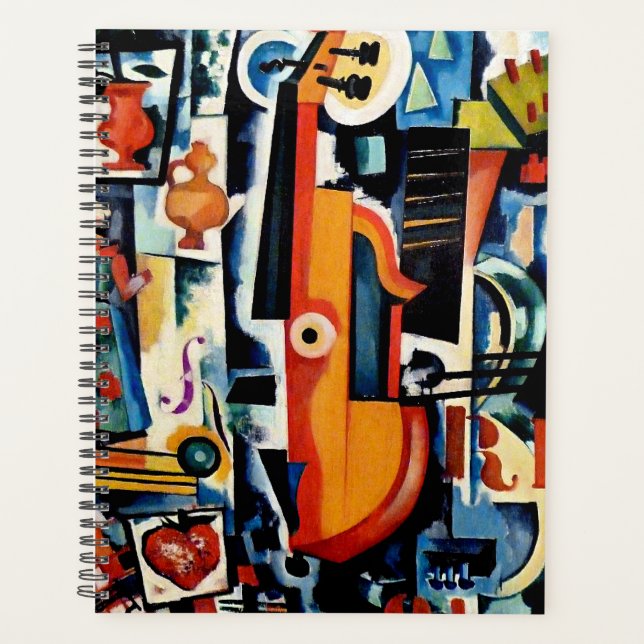 Agenda Parto de Viola Bom Menage, Cubismo, (Anverso)