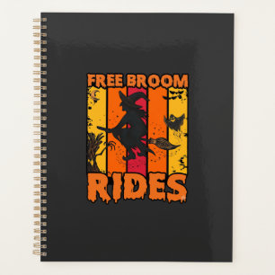 Agenda Pasos de Escoba Gratis Halloween Bruja Voladora Mu