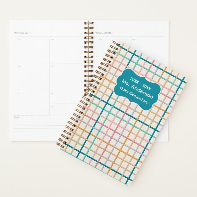 Agenda Pastel Académico (Demostración)