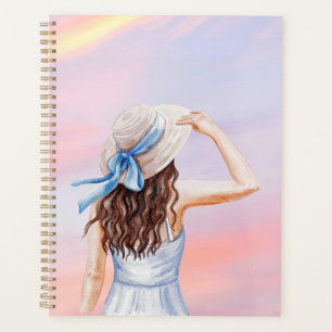 Agenda Pastel de arte digital para mujeres brillantes
