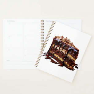 Agenda Pastel de chocolate de varias capas indulgente de