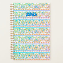 Agenda Pastel Embroidery Beautifully Boho 2023 Planner