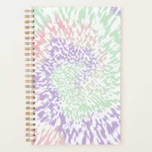 Agenda Pastel Espiral Shibori Floral Tye Hippie Retro