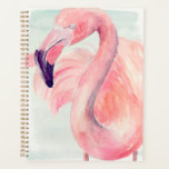 Agenda Pastel Flamingo<br><div class="desc">"Pastel Flamingo I" por Jennifer Paxton Parker. Presenta un flamingo de colores pastel mudos.</div>