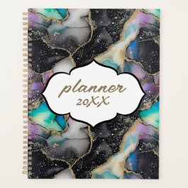Agenda Pastel Gold Purpurina Marble Modern