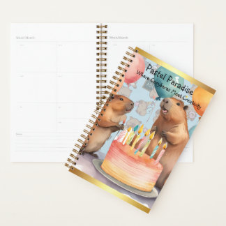 Agenda Pastel Paradise: Where Capybaras Meet Creativity