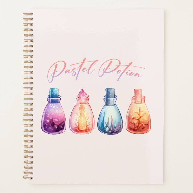 Agenda Pastel Potion (Anverso)