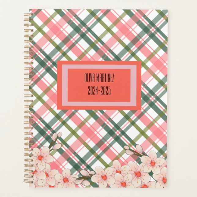 Agenda Pastel Spring Floral Daily-Weekly Planner (Anverso)