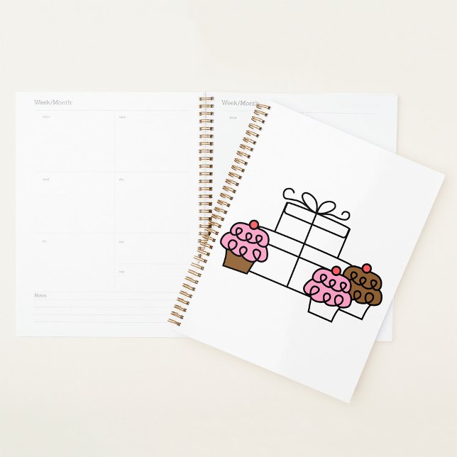 Agenda Pastel y caja de regalo para la celebración de dul (Subido por el creador)