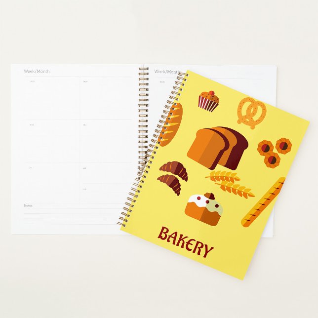 Agenda Pasteles de pan con temas de panadería y dulces (Subido por el creador)