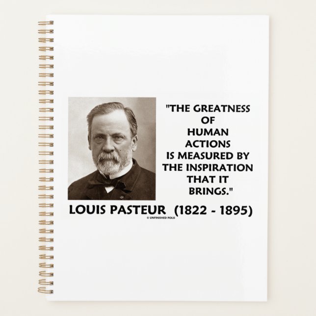 Agenda Pasteur Greatness Of Human Actions Inspiration (Anverso)