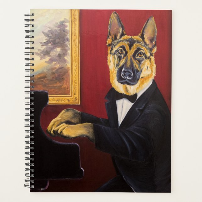 Agenda Pastor alemán | Piano Waltz (Anverso)