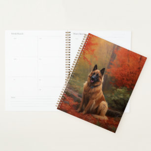 Agenda Pastor Belga en Otoño Hojas Caídas Inspiran