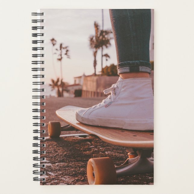 Agenda patinaje en la playa (Anverso)