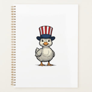 Agenda Patito Patriótico Camiseta Vintage 4 de Julio Dise