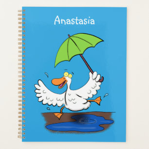 Agenda Pato gracioso con personalizado bailarín de paragu