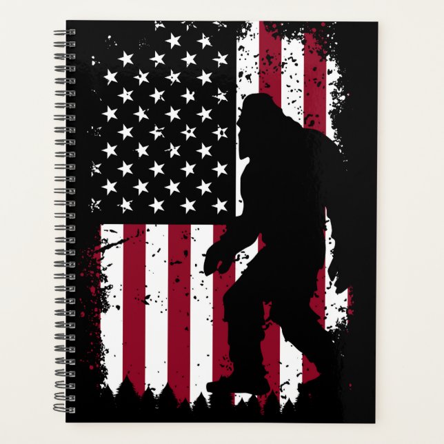 Agenda Patriotic Bigfoot Planner (Anverso)