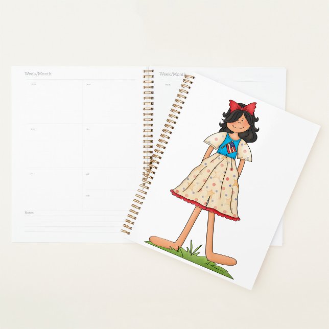 Agenda Patriotic Rag Doll Chica Americana Folk (Subido por el creador)