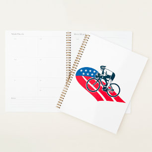 Agenda Patriotic USA Ciclismo Bandera Americana Bike Ride
