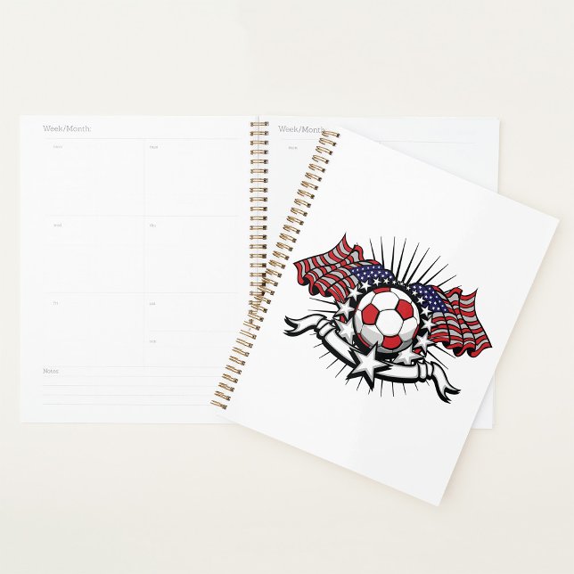 Agenda Patriótico American Soccer Design Bandera de Estad (Subido por el creador)