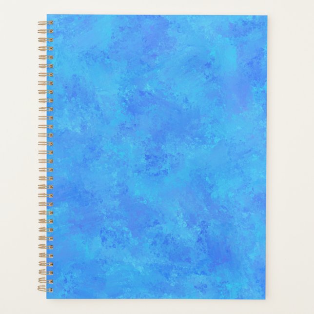 Agenda Patrón abstracto azul (Anverso)