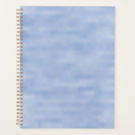 Agenda Patrón abstracto del cielo blanco azul claro minim
