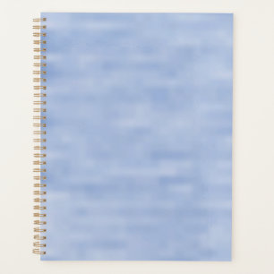 Agenda Patrón abstracto del cielo blanco azul claro minim