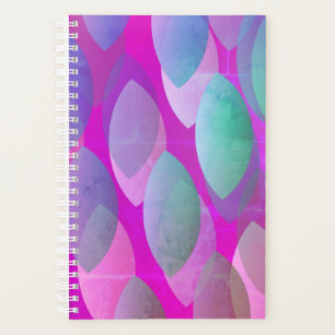 Agenda Patrón abstracto moderno Magenta Púrpura Rosa Ve