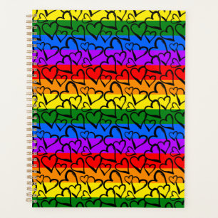 Agenda Patrón cardíaco arcoiris