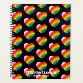 Agenda Patrón cardíaco gradiente arco iris