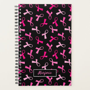 Agenda Patrón Cinta de Cáncer de Mama Rosa Múltiple bonit