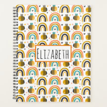 Patrón de abejas y arbustos