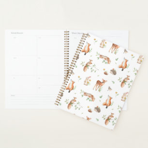 Agenda Patrón de amigos animales de Woodland
