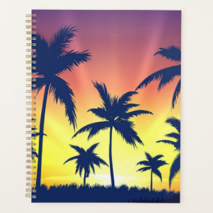 Agenda Patrón de árbol de palma