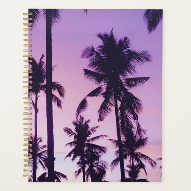 Agenda Patrón de árbol de palma (Anverso)