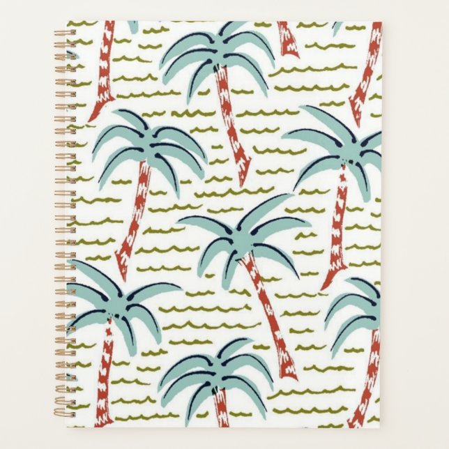 Agenda Patrón de árbol de palma (Anverso)