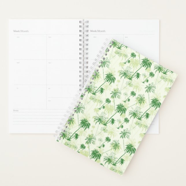 Agenda Patrón de árbol de palma verde (Demostración)