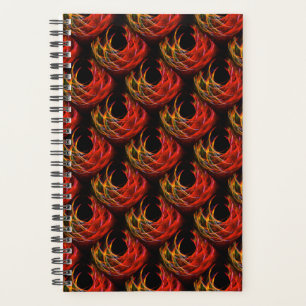 Agenda Patrón de Arte Abstracto Elegante Boho Moderno Lin