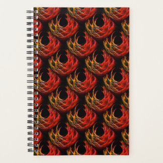 Agenda Patrón de Arte Abstracto Elegante Boho Moderno Lin