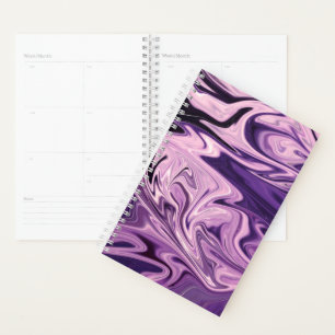 Agenda Patrón de arte de galaxia azul