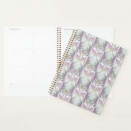Agenda Patrón de búho Oracle púrpura Pastel